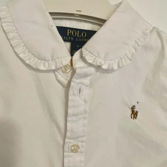 Polo by Ralph Lauren White Short Sleeve Shirt - Picture 2 of 5
